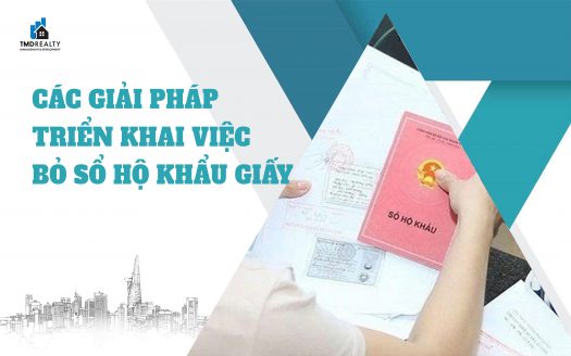 Các giải pháp triển khai việc bỏ Sổ hộ khẩu giấy từ 01/01/2023