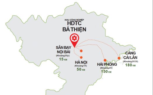 KHU CÔNG NGHIỆP HDTC BÁ THIỆN – VĨNH PHÚC