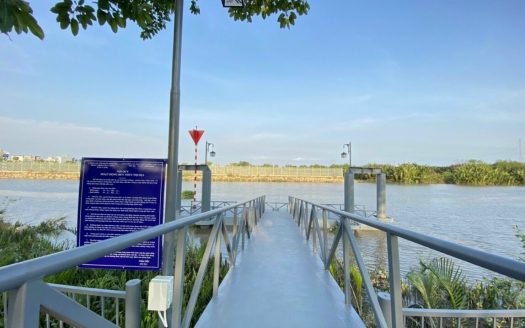 Nền biệt thự mặt tiền sông Ông Nhiêu, KDC Tân Cảng