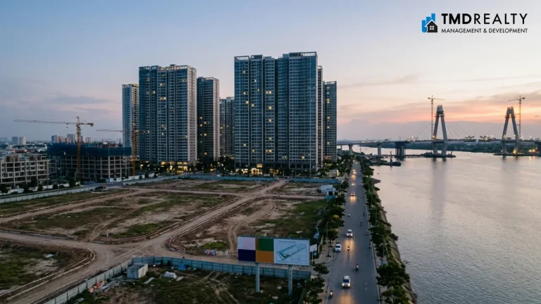 Cận cảnh hai khu đất vàng đối ứng dự án cầu Cần Giờ